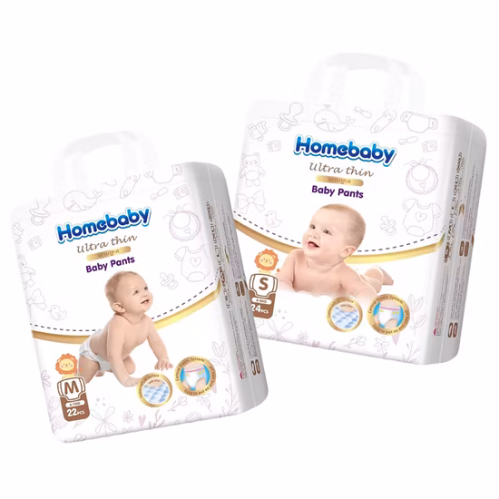 Wholesale Free Sample Customize Cheap Disposable Nappies for Baby Training Baby Diapers